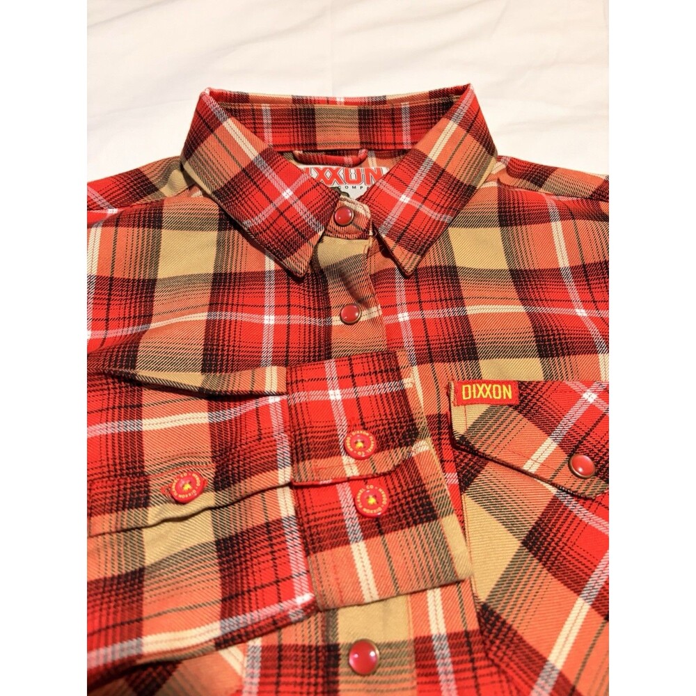 DIXXON Flannel OORAH USMC Birthday Shirt Snap Women’s Medium Limited Edition